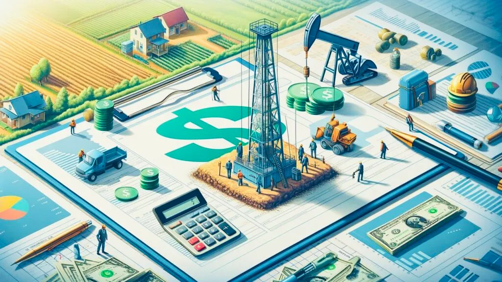 The cost of drilling a well